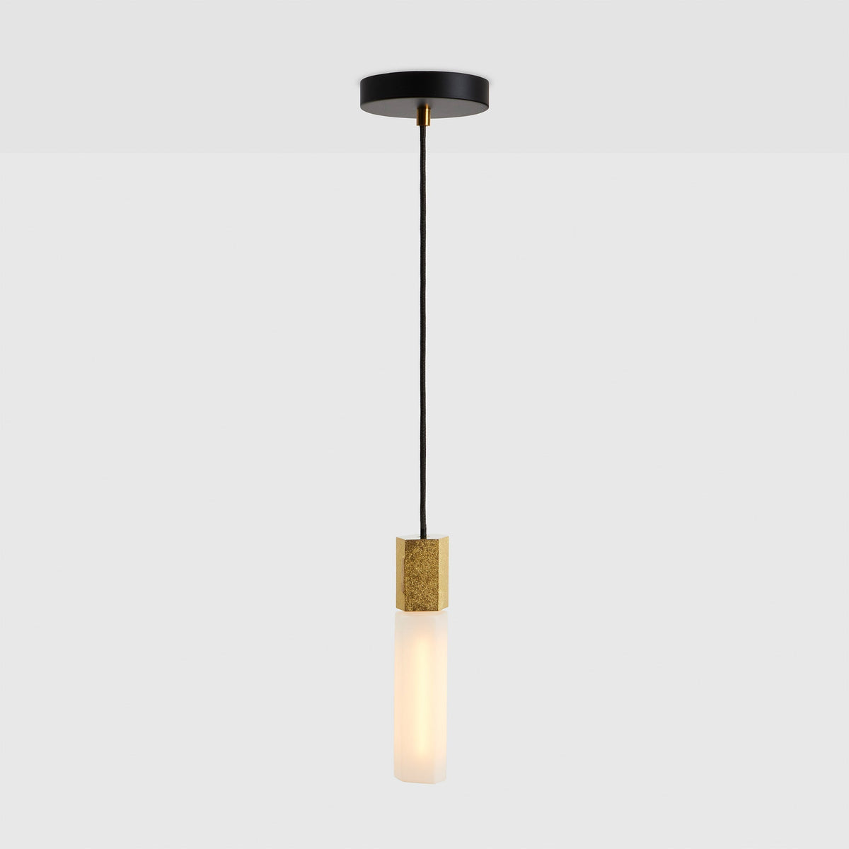 Basalt Single Pendant in Brass · Tala US