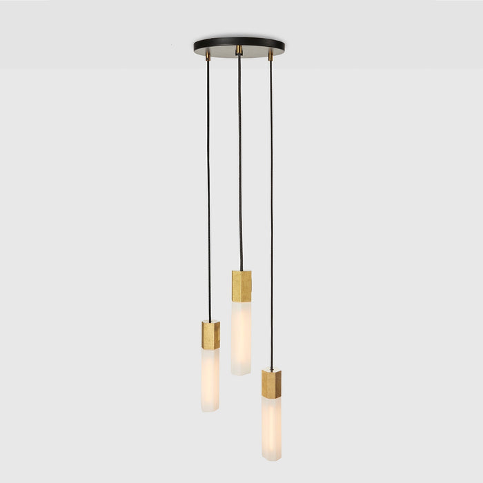 Basalt Triple Pendant in Brass · Tala US