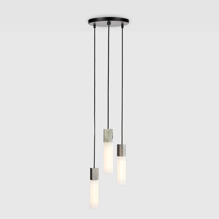 Basalt Triple Pendant in Stainless Steel · Tala US