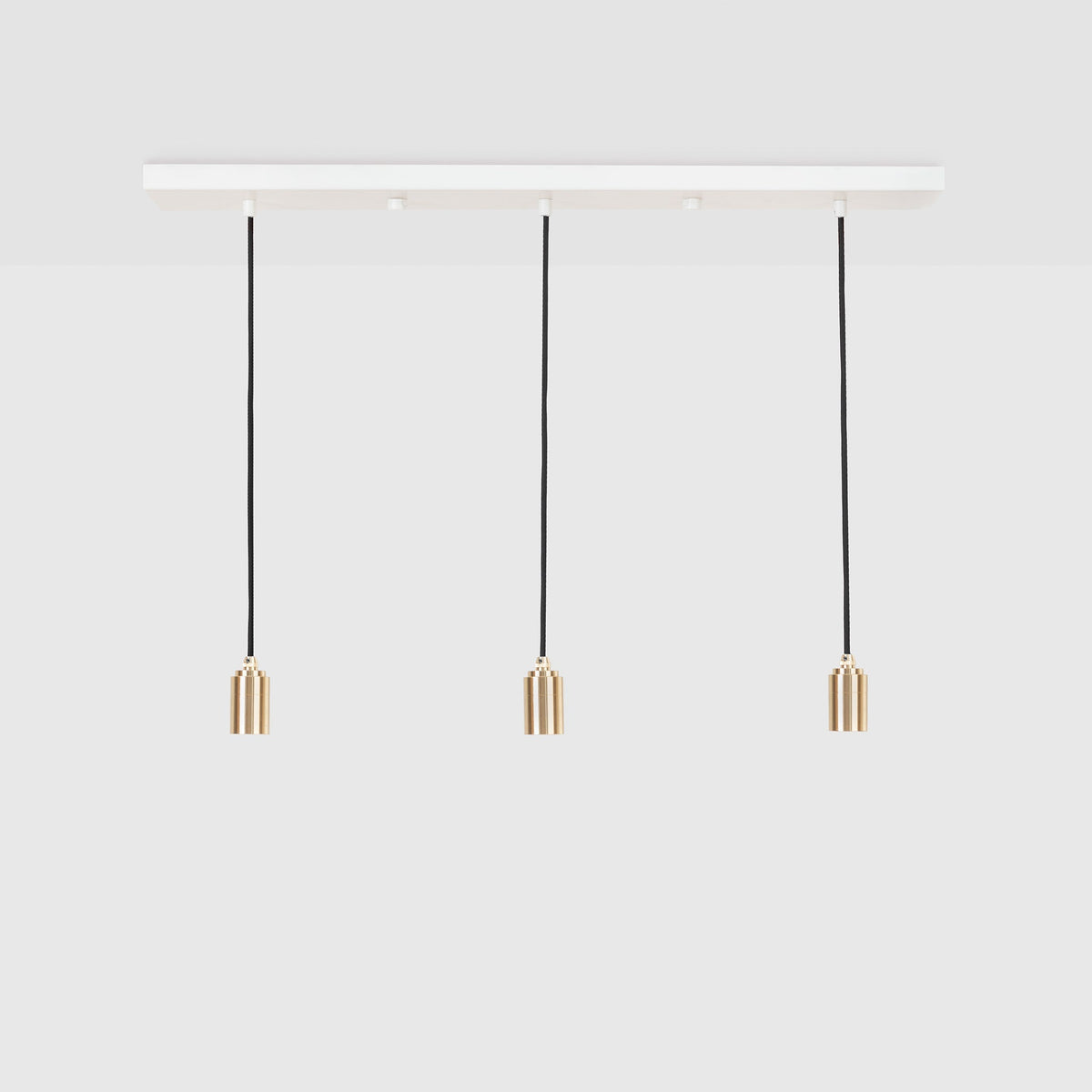 Linear Triple Pendant in Brass · Tala US