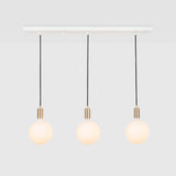 Linear Triple Pendant in Brass + Sphere IV · Tala US