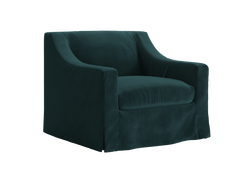 The Evergreen Chair in Recycled Velvet