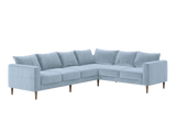 The Essential Corner Sectional (6 Seat) in Recycled Velvet