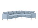 The Essential Corner Sectional (6 Seat) in Recycled Velvet