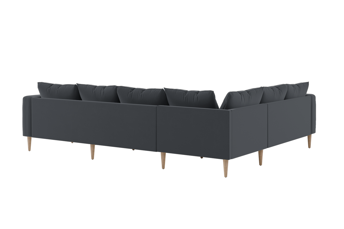 The Essential Corner Sectional (6 Seat) in Recycled Velvet