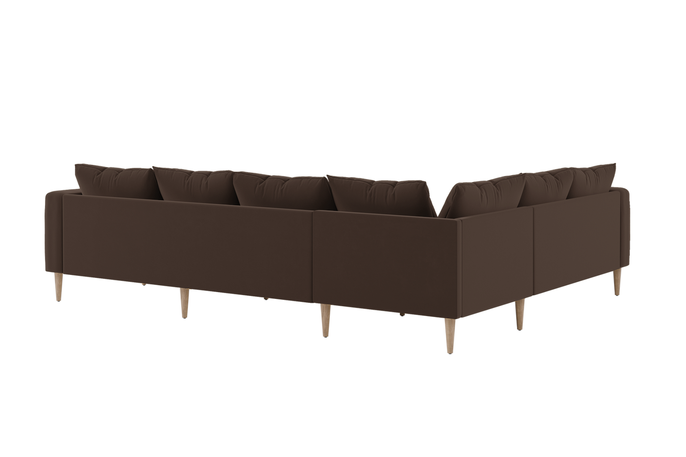 The Essential Corner Sectional (6 Seat) in Recycled Velvet