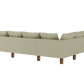 The Essential Corner Sectional (6 Seat) in Hemp Blend