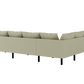 The Essential Corner Sectional (6 Seat) in Hemp Blend