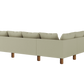 The Essential Corner Sectional (6 Seat) in Hemp Blend