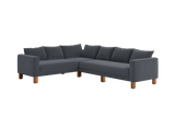 The Essential Corner Sectional (6 Seat) in Recycled Velvet