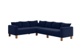 The Essential Corner Sectional (6 Seat) in Recycled Velvet