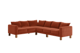 The Essential Corner Sectional (6 Seat) in Recycled Velvet