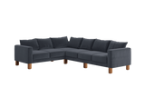 The Essential Corner Sectional (6 Seat) in Recycled Velvet