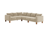The Essential Corner Sectional (6 Seat) in Recycled Velvet