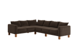 The Essential Corner Sectional (6 Seat) in Recycled Velvet