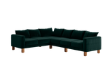 The Essential Corner Sectional (6 Seat) in Recycled Velvet