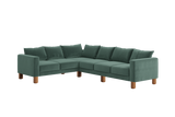 The Essential Corner Sectional (6 Seat) in Recycled Velvet