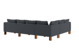 The Essential Corner Sectional (6 Seat) in Recycled Velvet