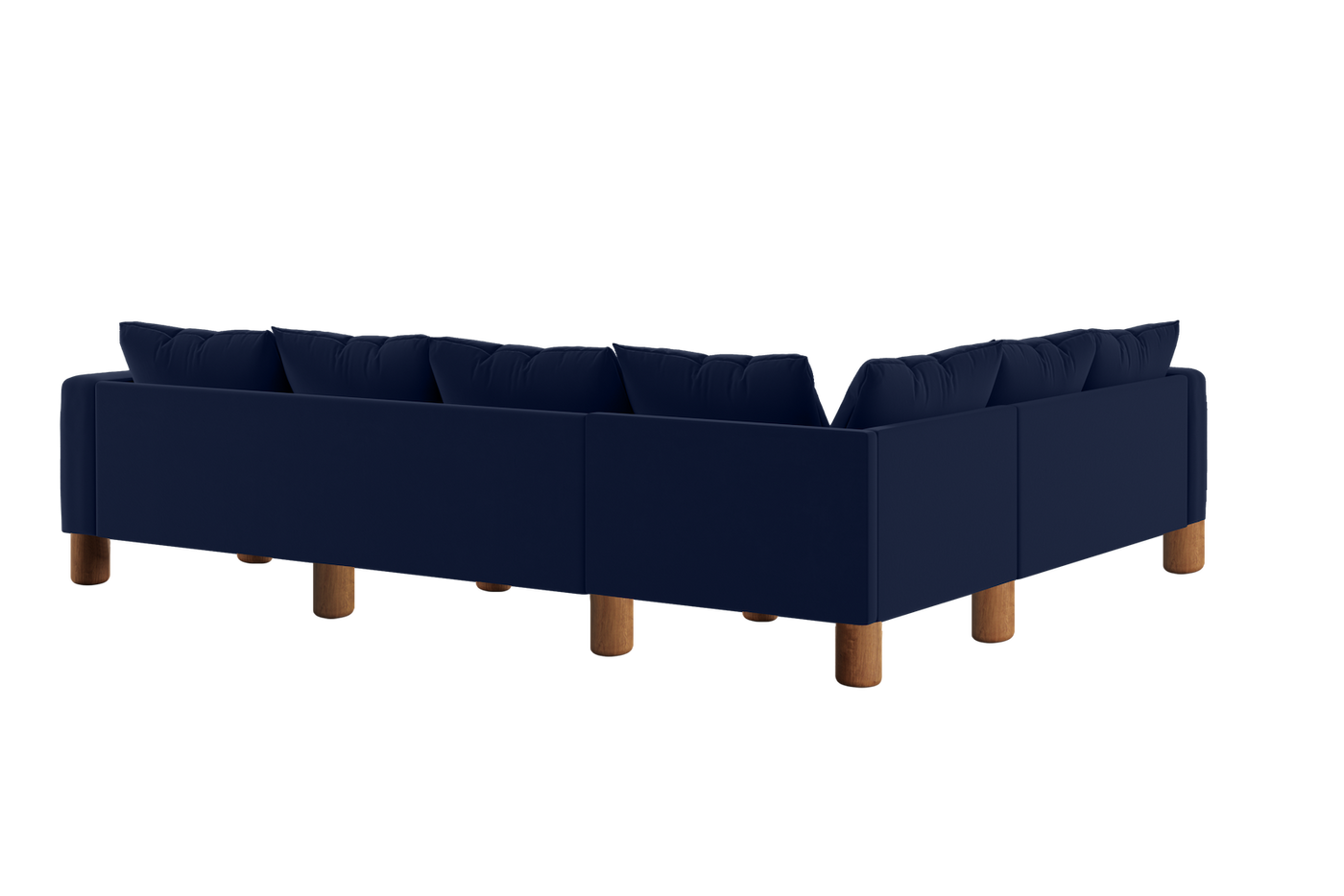 The Essential Corner Sectional (6 Seat) in Recycled Velvet