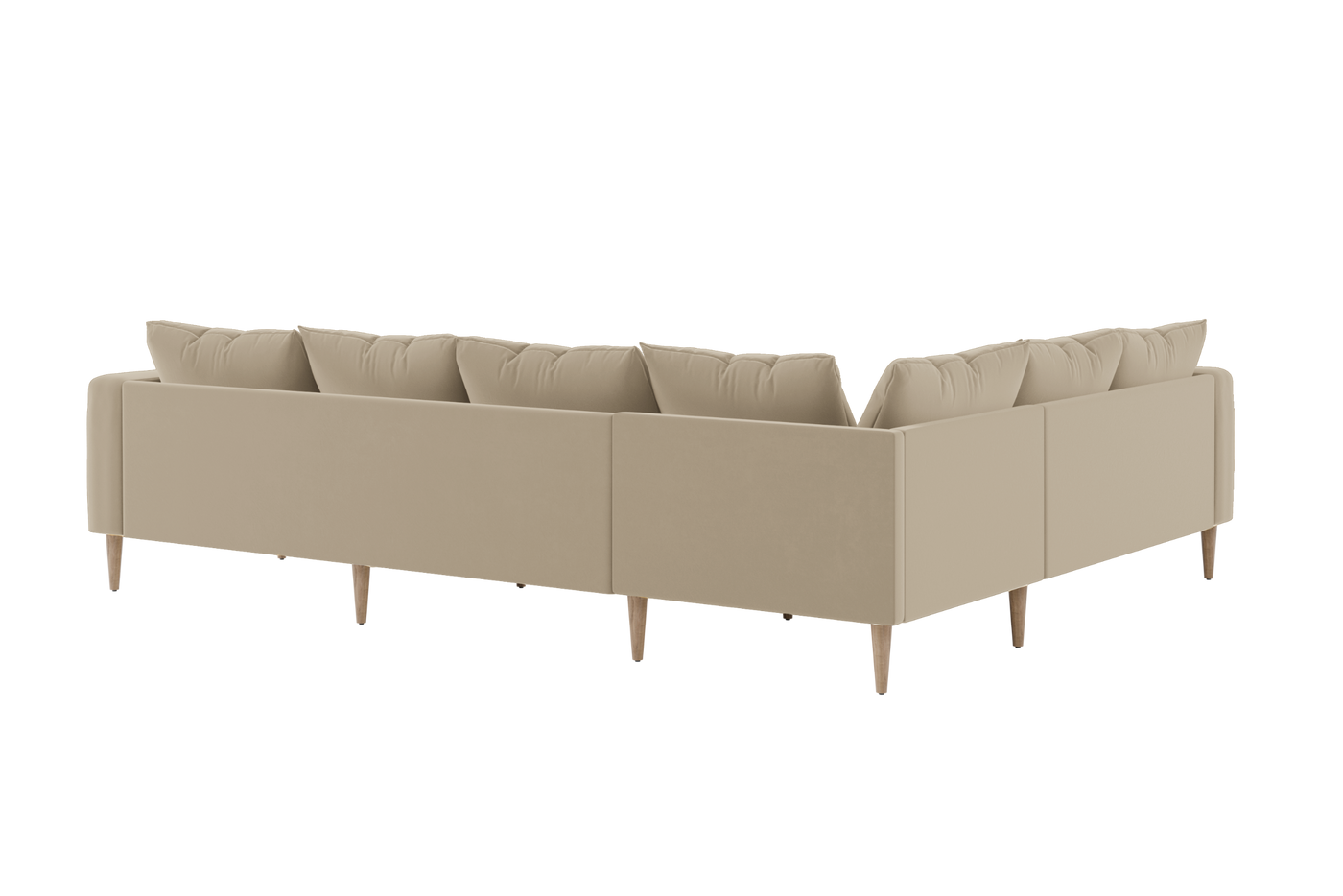 The Essential Corner Sectional (6 Seat) in Recycled Velvet