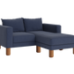 The Essential Loveseat Sectional in Upcycled Poly