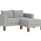 The Essential Loveseat Sectional in Upcycled Poly