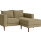 The Essential Loveseat Sectional in Upcycled Poly
