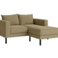 The Essential Loveseat Sectional in Upcycled Poly
