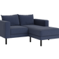 The Essential Loveseat Sectional in Upcycled Poly