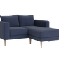 The Essential Loveseat Sectional in Upcycled Poly