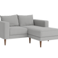 The Essential Loveseat Sectional in Upcycled Poly