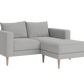 The Essential Loveseat Sectional in Upcycled Poly