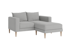 The Essential Loveseat Sectional in Upcycled Poly