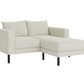The Essential Loveseat Sectional in Upcycled Poly
