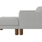 The Essential Loveseat Sectional in Upcycled Poly