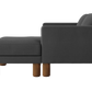 The Essential Loveseat Sectional in Upcycled Poly