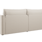 The Eclipse Sleeper Sofa in Upcycled Poly