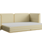 Eclipse 90" Sleeper Sofa in Hemp Blend