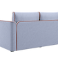 The Eclipse Sleeper Sofa in Hemp Blend
