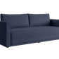 Eclipse 90" Sleeper Sofa in Upcycled Poly