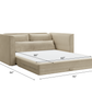The Eclipse Sleeper Sofa in Upcycled Poly