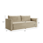 Eclipse 90" Sleeper Sofa in Upcycled Poly