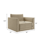 The Eclipse Sleeper Chair in Upcycled Poly