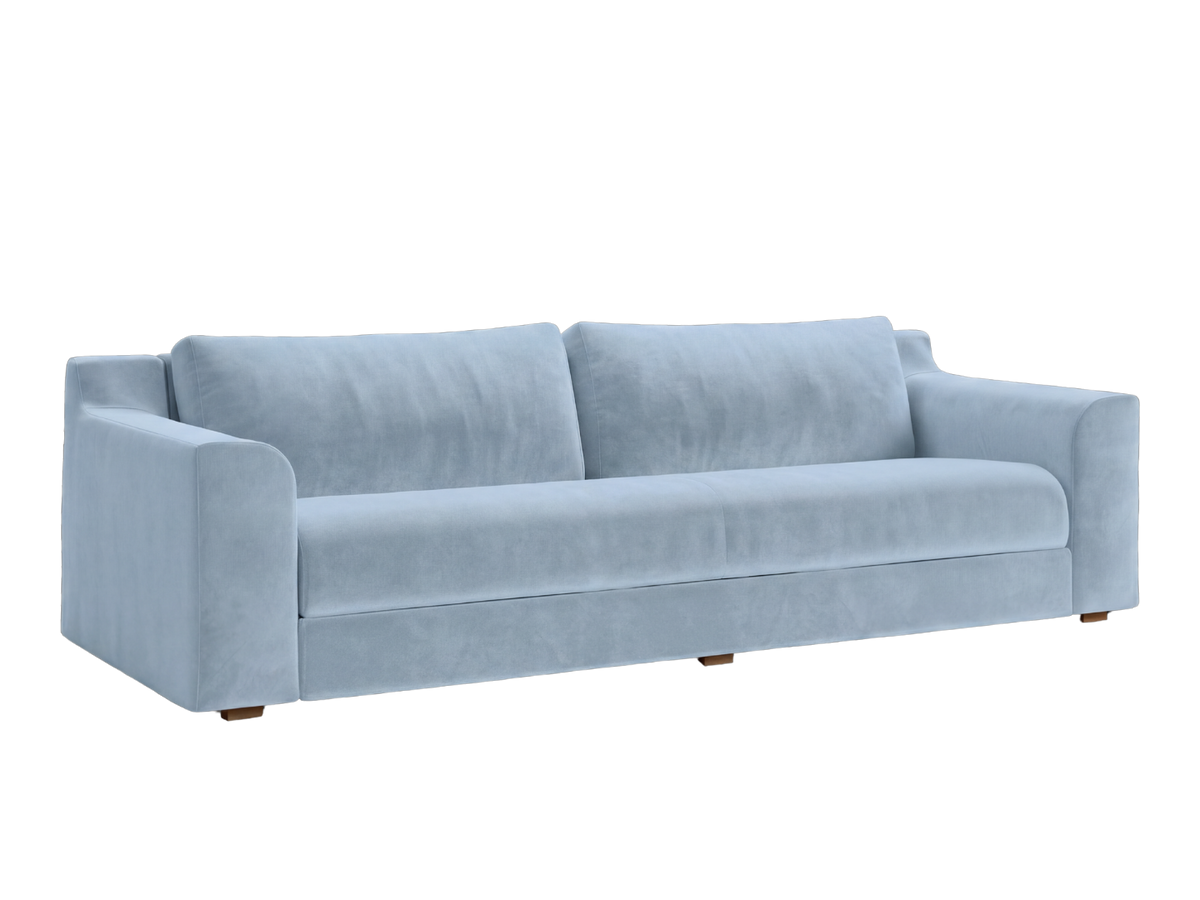 Sabai Design · The Elevate Natural 96" Sofa in Recycled Velvet | socius design in Rochester, MN