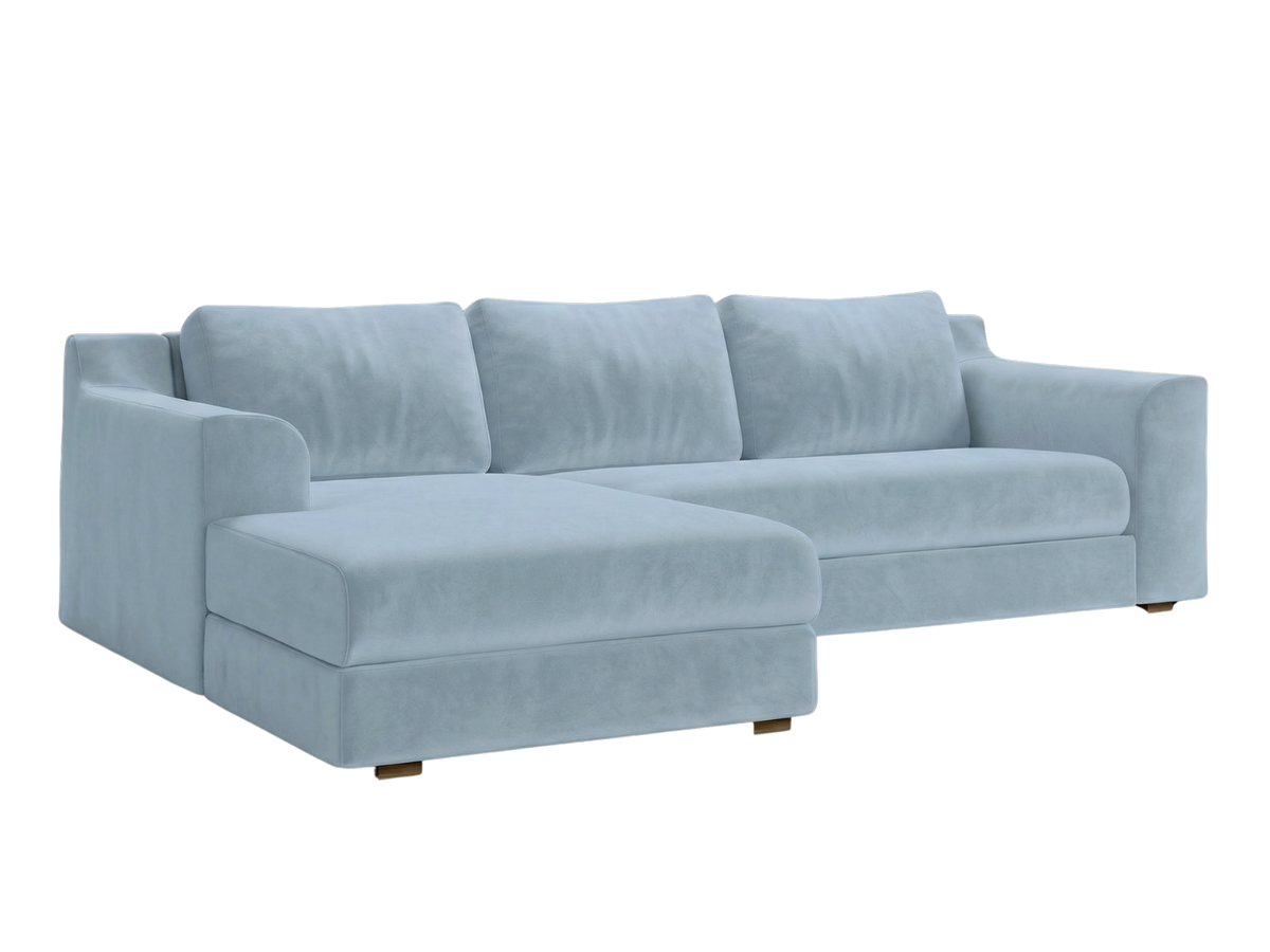 Sabai Design · The Elevate Natural Sectional in Recycled Velvet | socius design in Rochester, MN