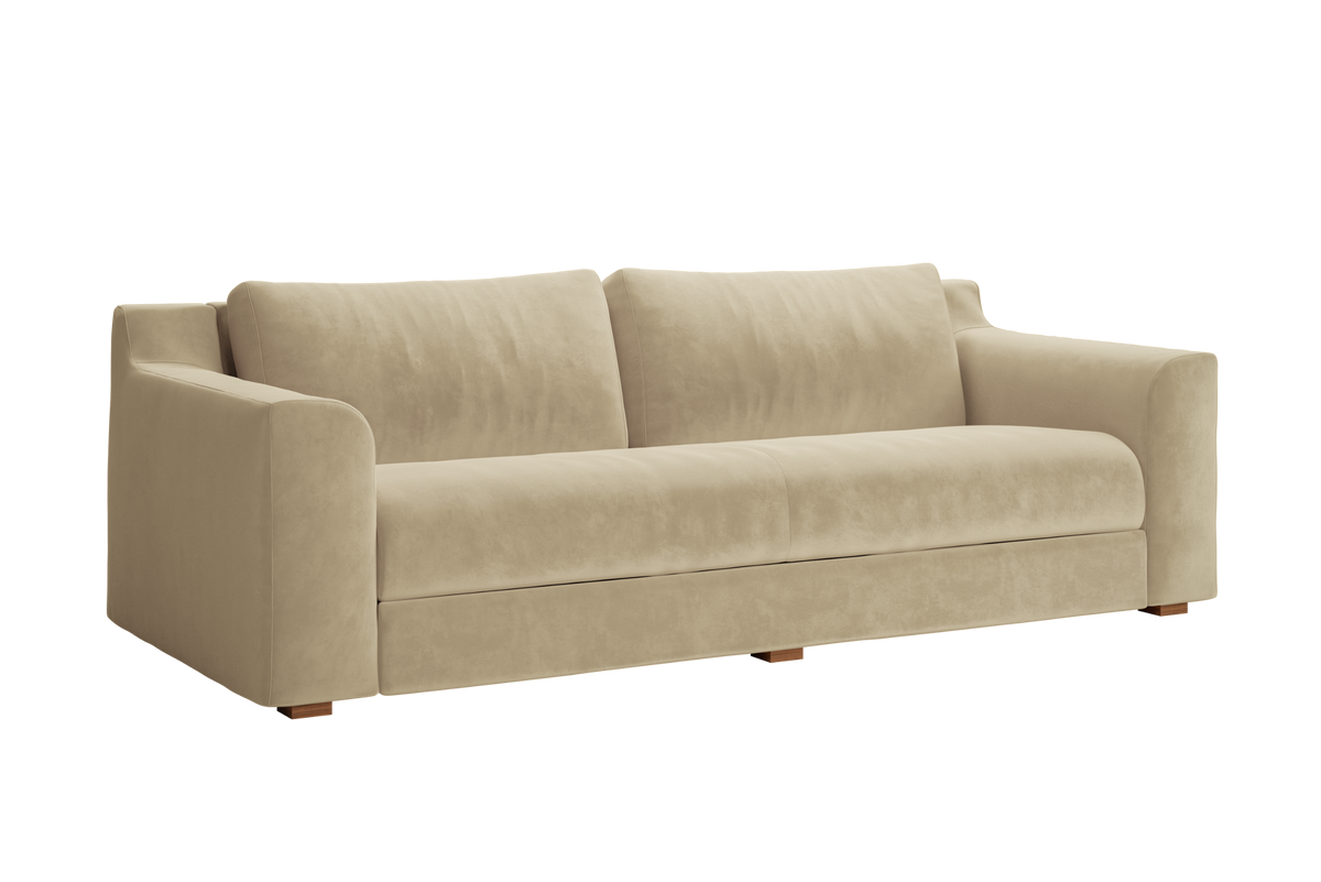 Sabai Design · The Elevate Natural 86" Sofa in Recycled Velvet | socius design in Rochester, MN
