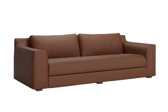 The Elevate 86" Sofa in Cactus Leather