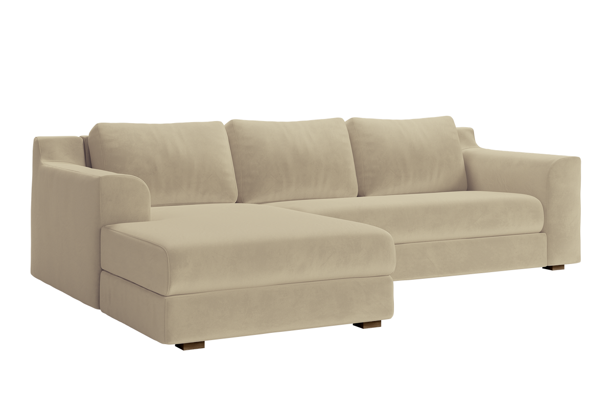 Sabai Design · The Elevate Natural Sectional in Recycled Velvet | socius design in Rochester, MN