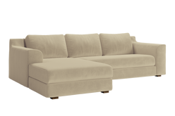 The Elevate Sectional in Recycled Velvet