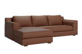 Sabai Design · The Elevate Natural Sectional in Cactus Leather | socius design in Rochester, MN